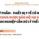 Hàng mỹ phẩm - thiết bị y tế có ký hiệu R nhưng chưa được bảo hộ ở VN. Cần xử lý như thế nào