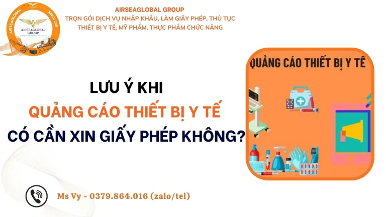 LUU Y KHI QUANG CAO THIET BI Y TE - CO CAN XIN GIAY PHEP KHONG