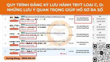 QUY TRÌNH ĐĂNG KÝ LƯU HÀNH THIẾT BỊ Y TẾ LOẠI C, D NHỮNG LƯU Ý QUAN TRỌNG GIÚP DOANH NGHIỆP HẠN CHẾ BỊ PHẢN HỒI HỒ SƠ