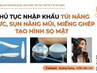 Thủ tục nhập khẩu vật tư thẩm mỹ