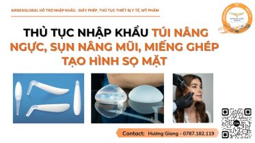Thủ tục nhập khẩu vật tư thẩm mỹ