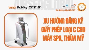 Xu hướng đăng ký giấy phép loại C cho máy spa, thẩm mỹ