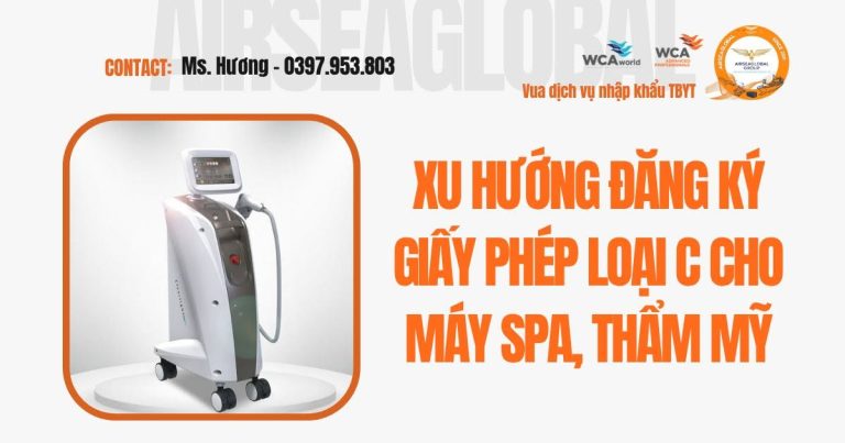 Xu hướng đăng ký giấy phép loại C cho máy spa, thẩm mỹ