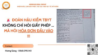 hậu kiểm TBYT cần cung cấp hóa đơn
