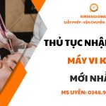 may vi kim co phai thiet bi y te khong, thu tuc nhap khau may vi kim moi nhat