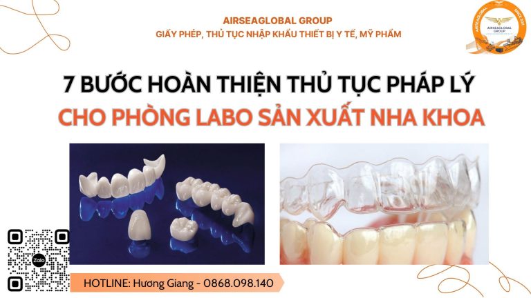 7 bước hoàn thiện thủ tục pháp lý cho phòng Labo nha khoa