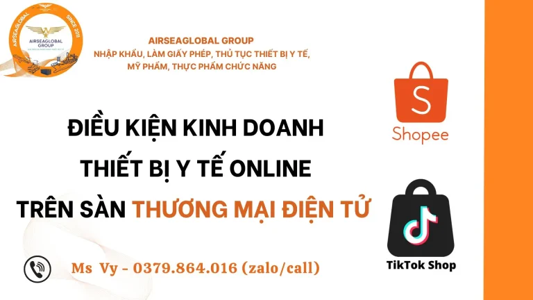 DIEU KIEN KINH DOANH THIET BI Y TE ONLINE TREN SAN THUONG MAI DIEN TU