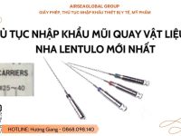 Thủ tục nhập khẩu mũi quay vật liệu nội nha lentulo mới nhất