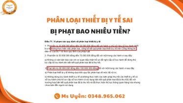 phan loai thiet bi y te sai bi phat bao nhieu tien, cong khai phan loai thiet bi y te nhu the nao