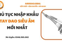 thu tuc nhap khau tay dao sieu am, dang ky tay dao sieu am mat bao lau, tay dao sieu am la thiet bi y te loai gi