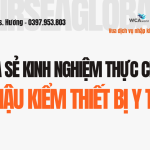 CHIA SE KINH NGHIEM HAU KIEM THIET BI Y TE QUY TRINH VA LOI SAI
