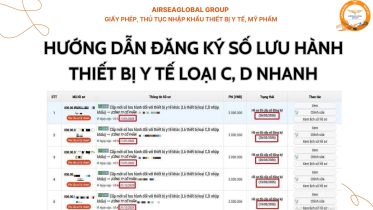 HƯỚNG DẪN ĐĂNG KÝ SỐ LƯU HÀNH THIẾT BỊ Y TẾ LOẠI C, D NHANH