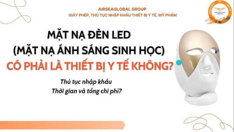 Mặt nạ đèn Led (mặt nạ ánh sáng sinh học) có phải là thiết bị y tế không