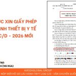 THU TUC XIN GIAY PHEP LUU HANH THIET BI Y TE
