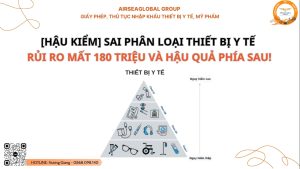 Sai phân loại thiết bị y tế bị phạt bao nhiêu