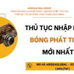 THỦ TỤC NHẬP KHẨU BÓNG PHÁT TIA X/ ỐNG PHÁT TIA X