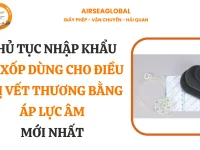 BỘ XỐP DÙNG CHO ĐIỀU TRỊ VẾT THƯƠNG BẰNG ÁP LỰC ÂM