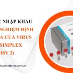 THỦ TỤC NHẬP KHẨU Bộ xét nghiệm định tính DNA của virus Herpes Simplex type 2 (HSV 2)