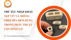 THỦ TỤC NHẬP KHẨU Nẹp vít và miếng ghép đĩa đệm dùng trong phẫu thuật cột sống cổ