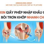 Thủ tục xin giấy phép nhập khẩu chất làm đầy bôi trơn khớp