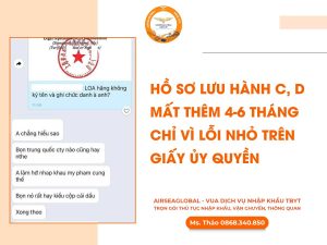 Một sơ suất nhỏ ở phần họ tên và chức danh của hãng trên LOA có thể khiến hồ sơ bị trả về