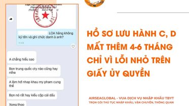 Một sơ suất nhỏ ở phần họ tên và chức danh của hãng trên LOA có thể khiến hồ sơ bị trả về