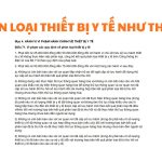 phan loai thiet bi y te nhu the nao, phan loai thiet bi y te la gi